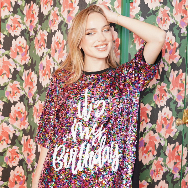 IT'S MY BIRTHDAY SEQUIN DRESS/TUNIC/TOP