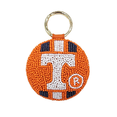 Rocky Top, You'll Always Be Home Sweet Home To Me...  There's no better time to elevate your clear bag status by accessorizing your Game Day look with our Tennessee Vols Beaded Key Chain / festive bag charm.