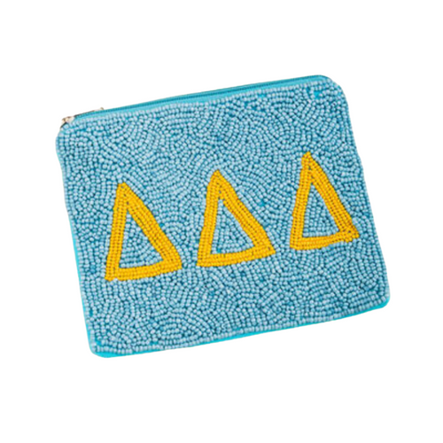 More than just a Greek organization, sororities are a sisterhood and community of empowered women supporting one another for a lifetime.  Show off your sorority colors in style with our officially licensed beaded coin pouch.  The perfect sorority Big Little gift!