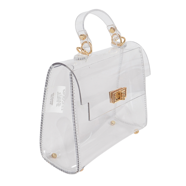 Clear Crossbody Bags White