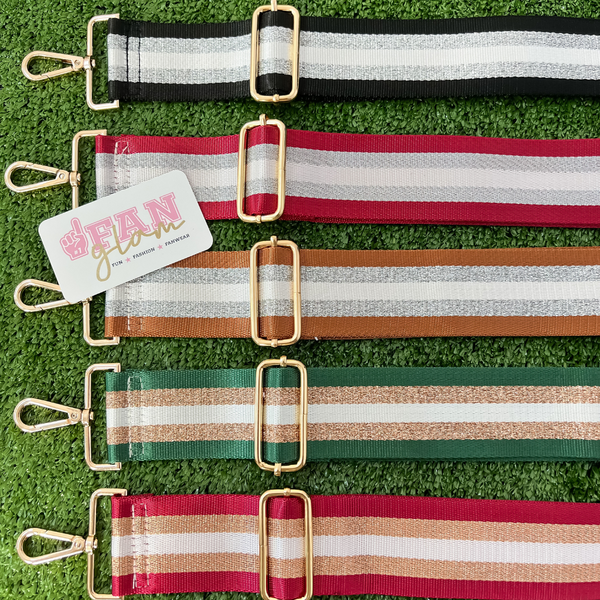 STRIPE CANVAS BAG STRAP – Latchfords