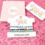 Stack your sorority spirit with the perfect arm candy to rep your sorority in style. &nbsp;Select our classic sorority braided strand for a simple, everyday vibe — or go full-on bold with our 4-strand stack, featuring a mix of stretchy beaded bracelets in fun colors and gold shimmer accents. &nbsp;

Whether you’re dressing up for bid day, big/little reveal, or just flexing your chapter pride, this set has you covered.&nbsp; Wear one or wear them all!