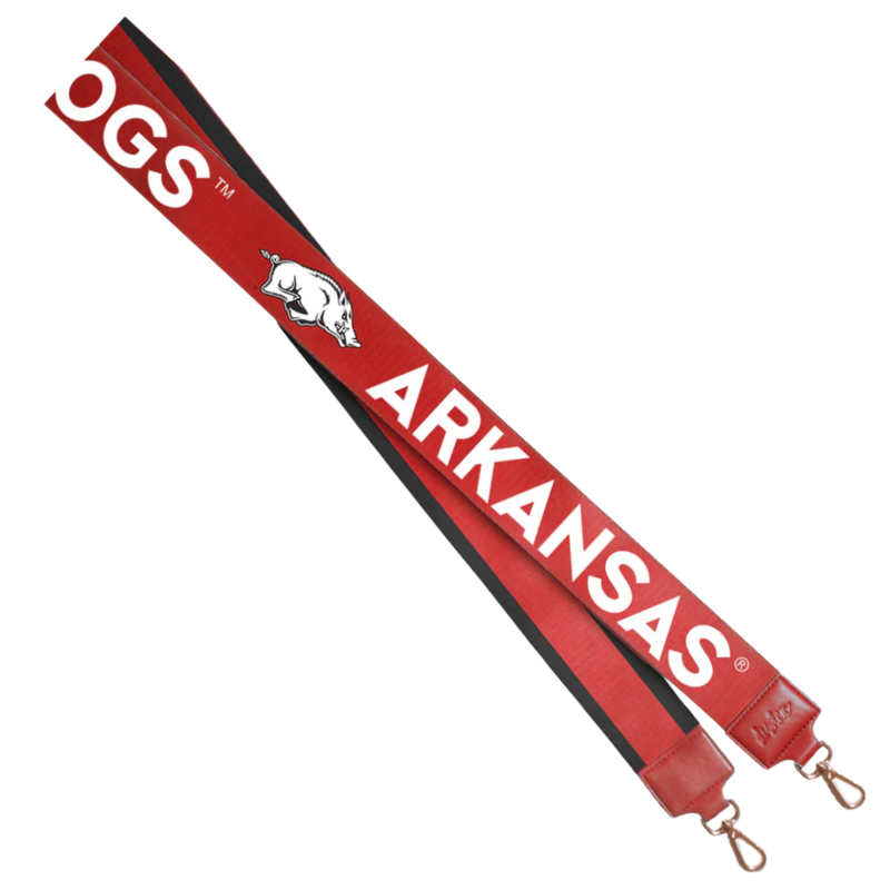 ARKANSAS RAZORBACKS ADJUSTABLE BAG STRAP