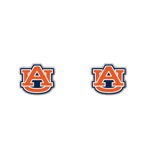 Cheer on your favorite Tigers in style! A perfect accessory for any devoted fan, our exclusive Auburn logo mini studs offer a unique way to display your team allegiance! Lightweight and easy to wear all day on game days, they're the perfect ear candy!