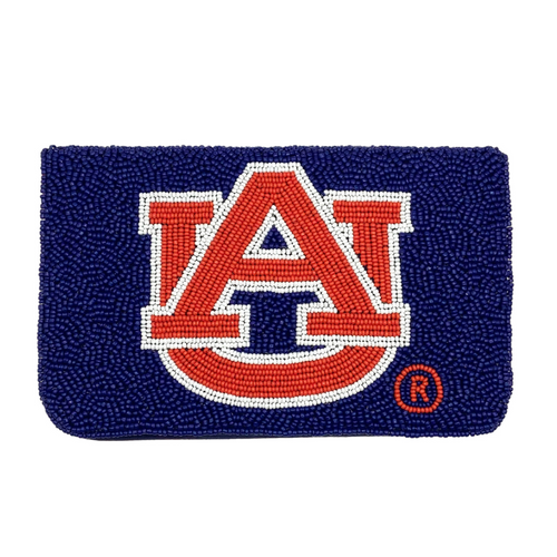 Get ready to stand up and yell, Hey War Eagle!  Be GLAM in the stands as you cheer on your Tigers and elevate your Game Day fit with our uniquely beaded AU mini clutch.