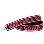 AUBURN UNIVERSITY WER EAGLE BEADED BAG STRAP