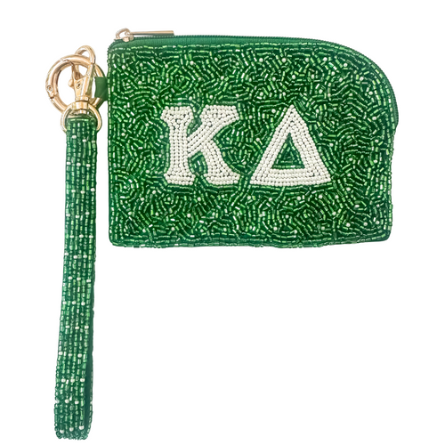 Show your sisterhood spirit in style with our exclusive Kappa Delta Beaded Bracelet Bag! Designed to be worn on your wrist or clipped to your favorite bag, this lightweight and eye-catching accessory is perfect for any greek event! From Bid Day to Big/Little reveal, it's the perfect way to show off your letters with pride!