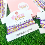Stack your school spirit with the perfect arm candy to rep your team in style. &nbsp;Select our classic braided strand for a simple, everyday vibe — or go full-on bold with our 4-strand stack, featuring a mix of stretchy beaded bracelets in fun colors and gold shimmer accents. &nbsp;