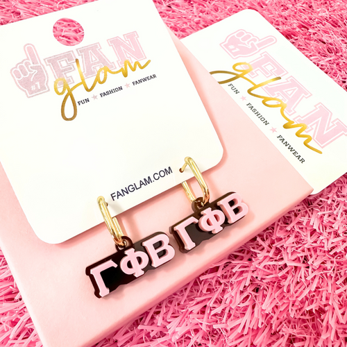 Wear your letters. Live your legacy. Love your style.

Add a little charm to your everyday look with our Delta Delta Delta Charmed Life Huggies!&nbsp;Featuring your Greek Letters in a bold yet dainty way, these lightweight huggie hoops are perfect for every moment, and made to celebrate your chapter all semester long.
