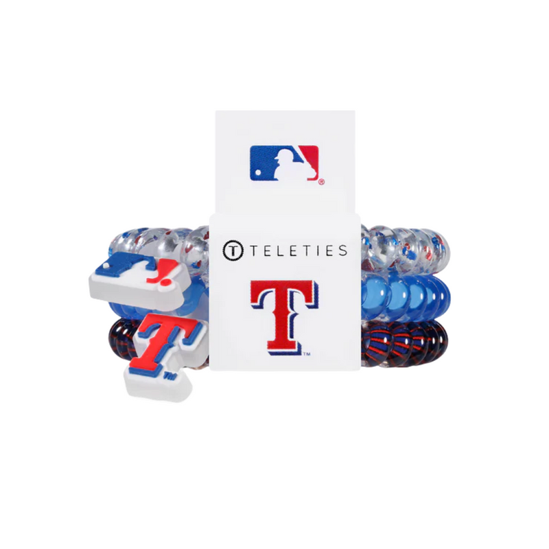 On Gameday, hold your hair and enhance your style with TELETIES. The strong grip, no rip hair tie that doubles as a bracelet. Strong, pretty, and stylish, TELETIES are designed to withstand everyday demands while taking your Gameday look to the next level.