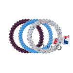 On Gameday, hold your hair and enhance your style with TELETIES. The strong grip, no rip hair tie that doubles as a bracelet. Strong, pretty, and stylish, TELETIES are designed to withstand everyday demands while taking your Gameday look to the next level.