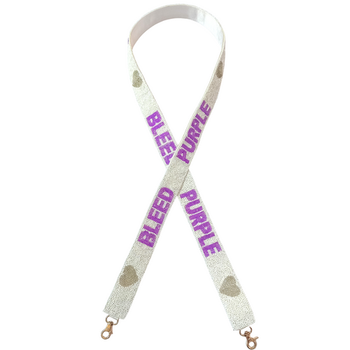 Let's Go Texans!&nbsp; It's game time&nbsp;and we're here to help&nbsp;elevate your Game Day GLAM! &nbsp;Cheer your team on in style, by accessorizing your clear bag with our new beaded bag strap.

Featuring a&nbsp;secure classic gold clasp closure.