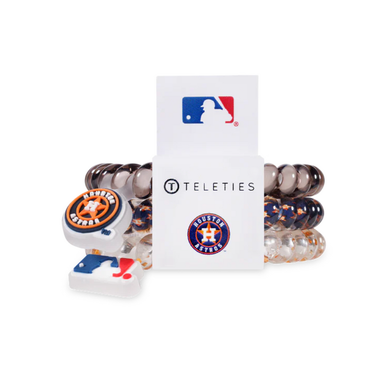 On Gameday, hold your hair and enhance your style with TELETIES. The strong grip, no rip hair tie that doubles as a bracelet. Strong, pretty, and stylish, TELETIES are designed to withstand everyday demands while taking your Gameday look to the next level.