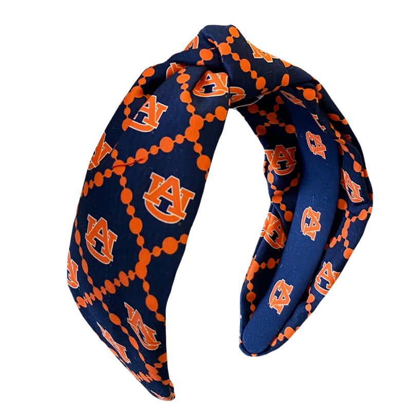 Get ready to stand up and yell, Hey War Eagle! There's no better time to elevate your head-to-toe tailgate style.   Accessorize your GameDay fit with our new Auburn Tigers Game Day Collegiate headband.  This headband is perfect for showing off your team spirit at sporting events, tailgates, or any other game day celebration.  