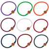 BASKETBALL ENAMEL SILICONE WATER RESISTANT BRACELET - 10 COLORS