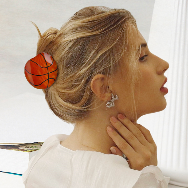 Stay focused and stylish while keeping your hair in place with our new GameDay sports ball hair clips.&nbsp; Its sturdy design and lightweight material make it both durable and comfortable.&nbsp; Get GameDay ready with this essential hair accessory.