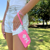 Show your sisterhood spirit in style with our exclusive Phi Mu Beaded Bracelet Bag! Designed to be worn on your wrist or clipped to your favorite bag, this lightweight and eye-catching accessory is perfect for any greek event! From Bid Day to Big/Little reveal, it's the perfect way to show off your letters with pride!