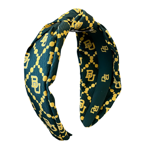 Sic'em Bears! There's no better time to elevate your head-to-toe tailgate style.   Accessorize your GameDay fit with our new Baylor University Game Day Collegiate headband.  This headband is perfect for showing off your team spirit at sporting events, tailgates, or any other game day celebration.  