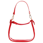 Our new Clara Clear Bag perfectly blends function and fashion, meeting stadium regulations with a chic design. It features a durable PVC body, secure zipper closure, and two interchangeable straps, keeping your essentials stylish and secure on game day.&nbsp;