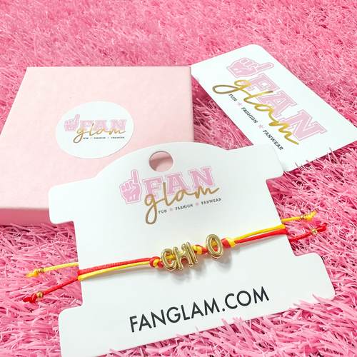 Our new cinch tie bracelets are the perfect pop of Greek glam — stackable, adjustable, and so on trend! Whether you are spoiling your Little, surprising your Big, or celebrating Bid Day, our gold letter greek bracelet adds just the right sparkle to every sorority moment.

With its comfy fit and meaningful charm, it's the go-to gift for your Greek fam — because sisterhood looks good on you!