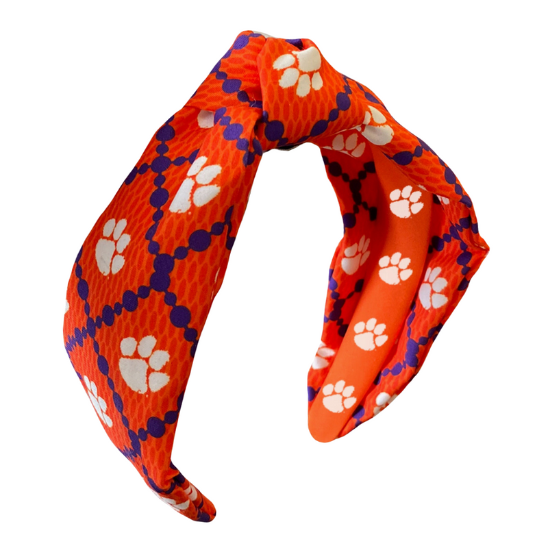 FIGHT Tigers! FIGHT Tigers! FIGHT FIGHT FIGHT! There's no better time to elevate your head-to-toe tailgate style.   Accessorize your GameDay fit with our new Clemson Tigers Game Day Collegiate headband.  This headband is perfect for showing off your team spirit at sporting events, tailgates, or any other game day celebration.  