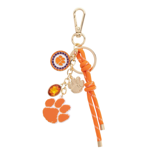 Celebrate your Clemson Tigers spirit with this vibrant cluster bag charm! Its playful design adds a splash of color to your purse, backpack, or keys while keeping your team pride front and center. Lightweight and easy to clip on, it’s the perfect accessory for any true fan who wants to carry their passion wherever they go.