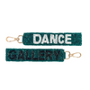 Our new multi purpose Dance Gallery Wristlet + Keychain + Bag/Duffle Bag Candy Dangle is a great way to add some pop of color to your dance attire! 