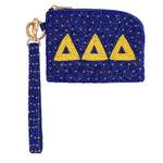 Show your sisterhood spirit in style with our exclusive Delta Delta Delta Beaded Bracelet Bag! Designed to be worn on your wrist or clipped to your favorite bag, this lightweight and eye-catching accessory is perfect for any greek event! From Bid Day to Big/Little reveal, it's the perfect way to show off your letters with pride!