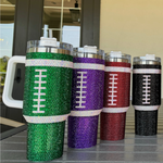 Sip in style on game day + every day!&nbsp; Add a touch of GAME DAY to any outfit with our CRYSTAL FOOTBALL "Blinged Out" Tumbler, available in 9 collectable team colors!  Indulge in your love for&nbsp;football season and show off your&nbsp;team&nbsp;spirit. These stylish accessories are the perfect addition to your game day fit.&nbsp;