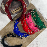 Score big with the Football Glam Headband! Designed for football fans who want to keep their hair in check while cheering on their team, this stylish headband combines function and flair. Perfect for game day or everyday wear, it adds a pop of color and sporty spirit to any outfit. Get ready to play in style!