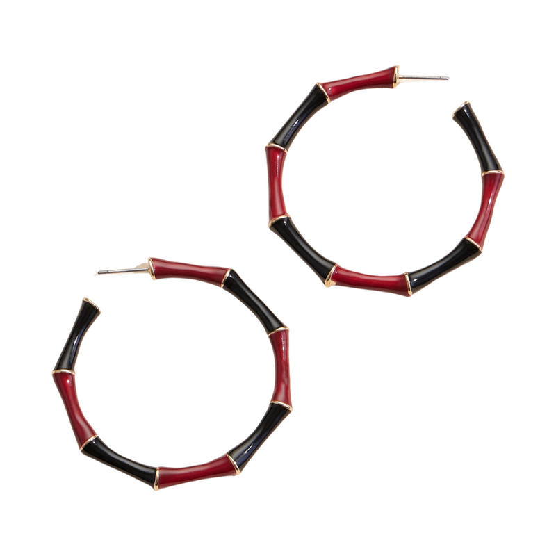 Become the cutest one at the tailgate with these fun Gameday Hoops! &nbsp;Perfect for any sports fan, these earrings combine vibrant colors with a playful design, making them an ideal accessory for game day or any occasion where you want to flaunt your love for your team.&nbsp; Available in 6 classic team colors.