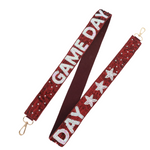 GAME DAY SEQUIN BEADED STAR BAG STRAP - 9 COLORS