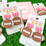 GAMEDAY TAM CLAY CO BOW FOOTBALL DANGLES