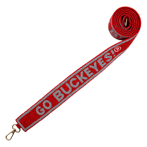 Come On Ohio! &nbsp;For O-HI-O!&nbsp; Buckeye Nation, it's time to elevate your clear bag status and accessorize your GameDay fit with our new Go Buckeyes! beaded bag strap.&nbsp;&nbsp;