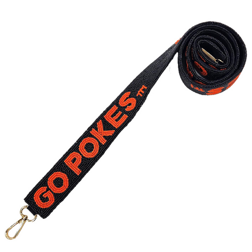 Let's Go Pokes!  It's time to get ready for the game and our Oklahoma State Orange Go Pokes dangles are the perfect add-on to your Game Day Glam.