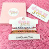 Stack your sorority spirit with the perfect arm candy to rep your sorority in style. &nbsp;Select our classic sorority braided strand for a simple, everyday vibe — or go full-on bold with our 4-strand stack, featuring a mix of stretchy beaded bracelets in fun colors and gold shimmer accents. &nbsp;

Whether you’re dressing up for bid day, big/little reveal, or just flexing your chapter pride, this set has you covered.&nbsp; Wear one or wear them all!