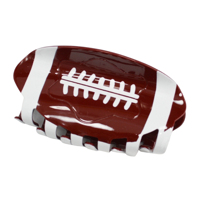 Show your team spirit with our playful Game Day Football Hair Clips! These versatile accessories add the perfect sporty touch to any outfit, making them essential for cheering on your favorite team. Mix and match these fun clips for a winning game day look that scores major style points!