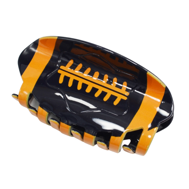 Show your team spirit with our playful Game Day Football Hair Clips! These versatile accessories add the perfect sporty touch to any outfit, making them essential for cheering on your favorite team. Mix and match these fun clips for a winning game day look that scores major style points!