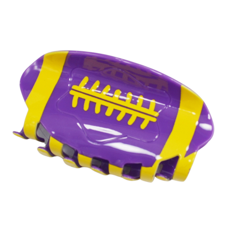 Show your team spirit with our playful Game Day Football Hair Clips! These versatile accessories add the perfect sporty touch to any outfit, making them essential for cheering on your favorite team. Mix and match these fun clips for a winning game day look that scores major style points!