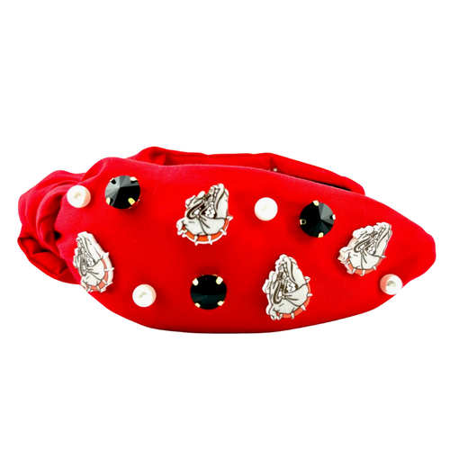 Woof Woof! GO DAWGS! Add a splash of collegiate charm with our Bulldogs Game Day Headband. This playful accessory features custom acrylic charms that’s perfect for showing off your school pride. Whether for game day or everyday fun, this versatile headband brings a spirited touch to your collection.