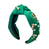 Score big with the Football Glam Headband! Designed for football fans who want to keep their hair in check while cheering on their team, this stylish headband combines function and flair. Perfect for game day or everyday wear, it adds a pop of color and sporty spirit to any outfit. Get ready to play in style!