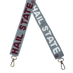 Go Dawgs!  Be the talk of the tailgate when you arrive wearing our Hail State beaded bag strap.  The perfect Game Day accessory to elevate your clear bag and show your team spirit!