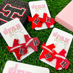 Let's Go Hawks!  Our NEW State Of Texas Block H logo earrings are the perfect pop of color + glam for game time! Show your love for the game and support your Rockwall Heath Hawks both on and off the field.