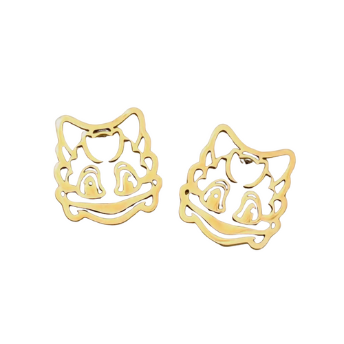 Put on your game face on when accessorizing your GameDay fit with our new Horned Frog&nbsp;stainless steel gold earrings.&nbsp;&nbsp;