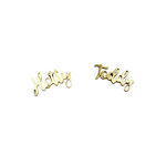 Hotty Toddy!! Show off your team spirit when you wear these Ole Miss gold stud earrings. &nbsp;The perfect Game Day accessory to complete your look and show your spirit!