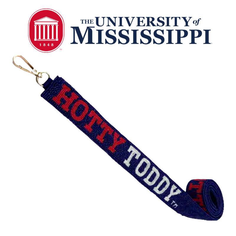 HOTTY TODDY UNIVERSITY OF MISSISSIPPI BAG STRAP