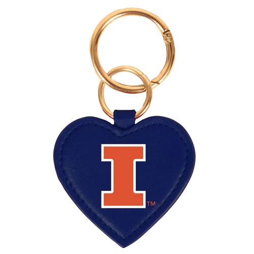 Hail to the Orange and show your Illini pride! Be glam in the stands when you elevate your clear bag status and accessorize your Game Day look with our University of Illinois key chain/bag charm.&nbsp;