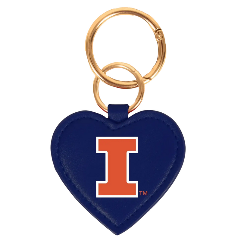 Hail to the Orange and show your Illini pride! Be glam in the stands when you elevate your clear bag status and accessorize your Game Day look with our University of Illinois key chain/bag charm.&nbsp;