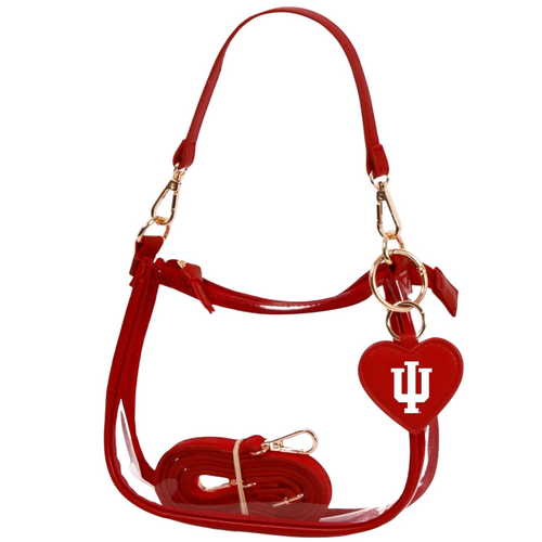 Our new Clara Clear Bag perfectly blends function and fashion, meeting stadium regulations with a chic design. It features a durable PVC body, secure zipper closure, and two interchangeable straps, keeping your essentials stylish and secure on game day.&nbsp;