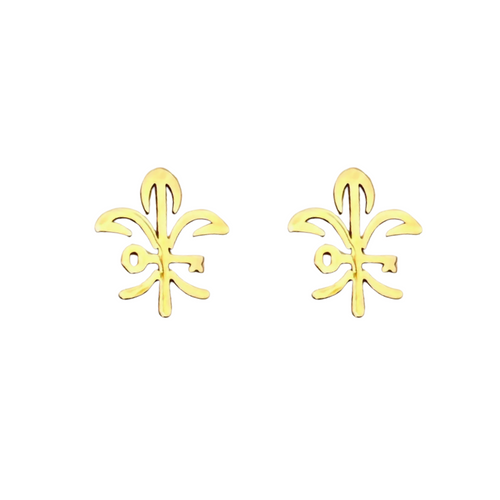 Upgrade your style game with these Kappa Kappa Gamma gold stud earrings. Show off your sorority pride while adding a touch of elegance to any outfit. The perfect gift for any Kappa Kappa Gamma sister. (Sisterhood never looked so good!)